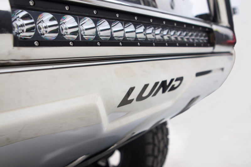 Lund 10-17 Dodge Ram 2500 Bull Bar w/Light & Wiring - Polished 47021205