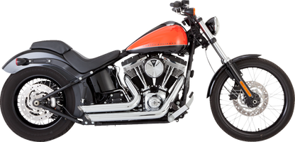 VANCE & HINES Shortshots Staggered Exhaust System - Chrome 17325