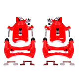 Power Stop 05-14 Ford Mustang Rear Red Calipers w/Brackets - Pair S4926