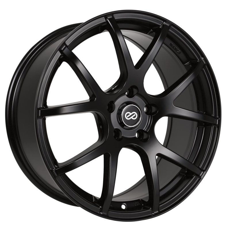 Enkei M52 17x7.5 38mm Offset 5x108 Bolt Pattern 72.6mm Bore Dia Matte Black Wheel 480-775-3138BK