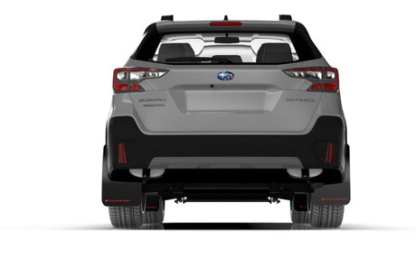 Rally Armor 20-22 Subaru Outback Black UR Mud Flap w/ Grey Logo MF66-UR-BLK/GRY