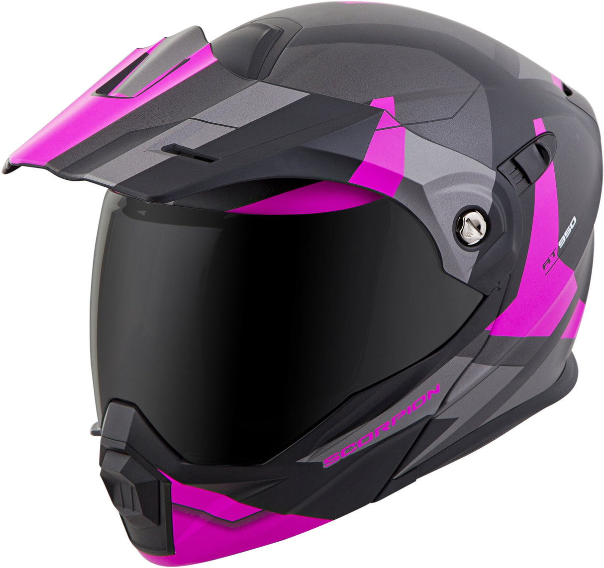 SCORPION EXO Exo-At950 Modular Helmet Neocon Pink Md 95-1094