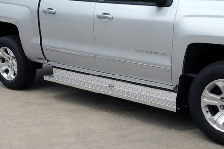 Deezee 08-14 Ford Econoline/E-Series Van Running Board Cab Section Brite-Tread Aluminum (Front Door) DZ 2045