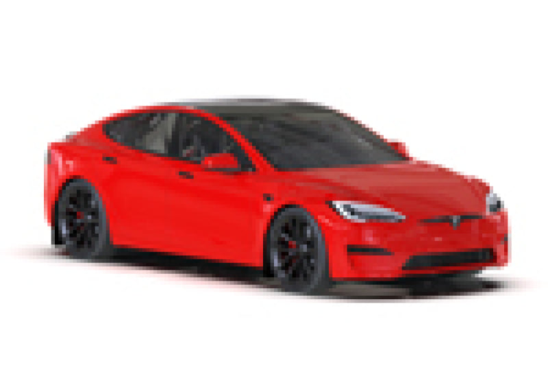 Rally Armor 21-23 Tesla Model S / S Plaid Black UR Mud Flap w/ Red Logo MF101-UR-BLK-RD