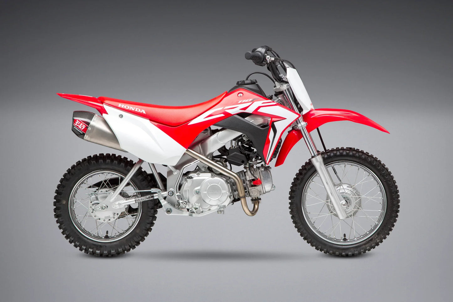 Yoshimura Crf110f 19-23 Enduro, Rs-9t, Full System, Stainless Steel With Carbon Fiber End Cap 221110r520