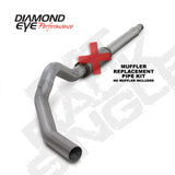 Diamond Eye KIT 5in CB MFLR RPLCMENT PIPE SGL AL: 03-07 FORD 6.0L F250/F350 K5344A-RP