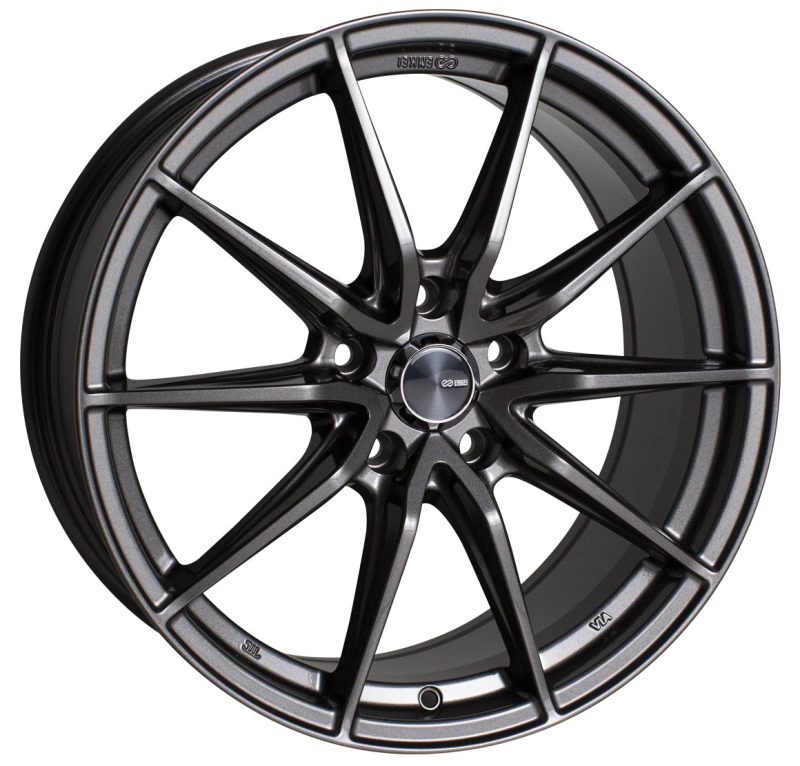 Enkei DRACO 18x8.0 5x108 40mm Offset 72.6mm Bore Anthracite Wheel 509-880-3140AP