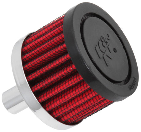 K&N Steel Base Crankcase Vent Filter .5in Vent OD x 2in OD x 1.5in Height 62-1010