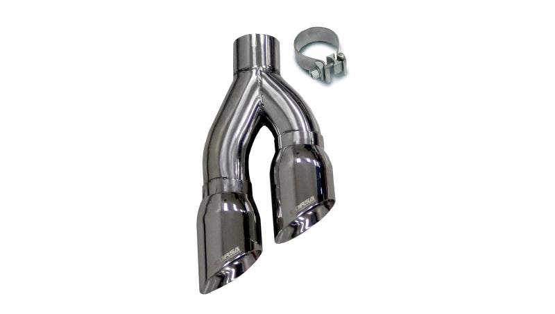 Corsa 3in Inlet 4in Pro Series Twin Side Swept Exhaust Tip Kit 14031
