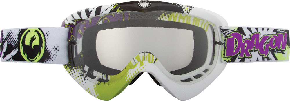 DRAGON Youth Goggle Pow W/Clear Lens 722-1289