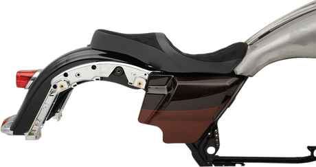 DRAG SPECIALTIES Low Touring Seat - Diamond - Yaffe Tanks - FL '08-'22 0801-1070