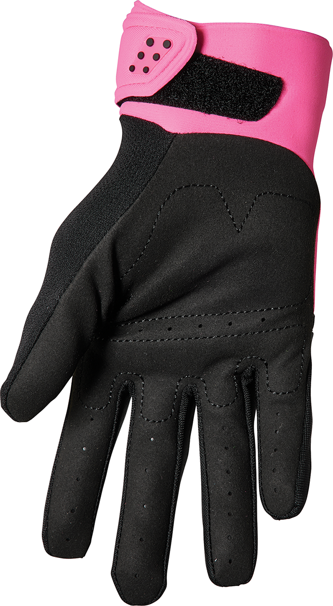 THOR Women's Spectrum Gloves - Fluo Pink/Black - Small 3331-0207