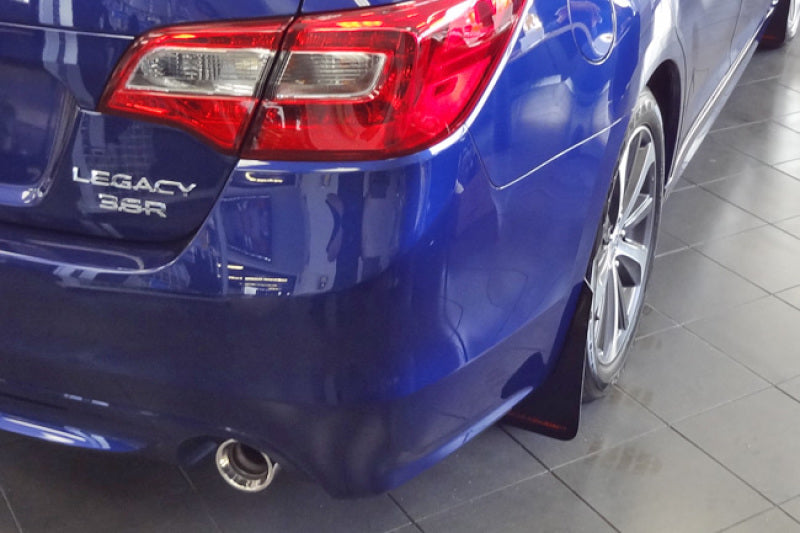Rally Armor 15-19 Subaru Legacy Black UR Mud Flap w/ Grey Logo MF34-UR-BLK/GRY