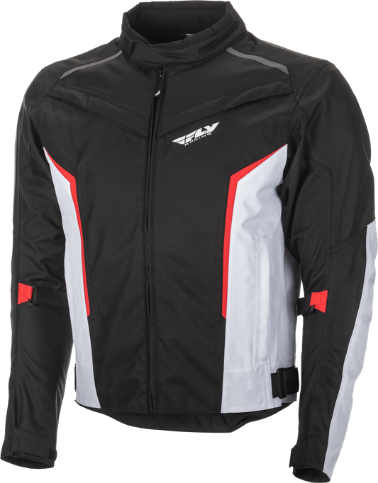 FLY RACING Launch Jacket Black/White/Red Md 477-2122M