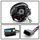 Spyder Volkswagen Beetle 1998-2005 Projector Headlights DRL Chrome PRO-YD-VB98-DRL-C 5080554