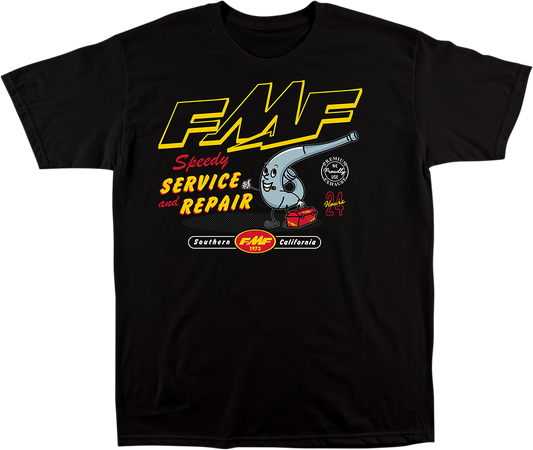 FMF Expert Service T-Shirt - Black - Small FA21118913BKSM 3030-21307