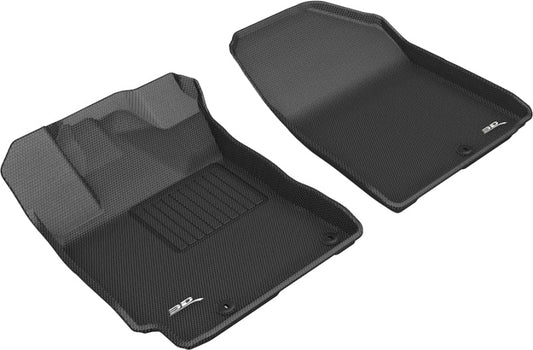 3D MAXpider 2019-2020 Kia Forte Kagu 1st Row Floormat - Black L1KA04711509