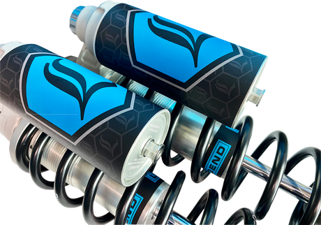 LEGEND SUSPENSION REVO ARC Piggyback Shocks - Standard - Clear - 14" - '04+ Sportster 1310-1944