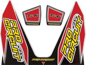 PRO CIRCUIT Ti-6 Decal - Red DC22TI6-RED