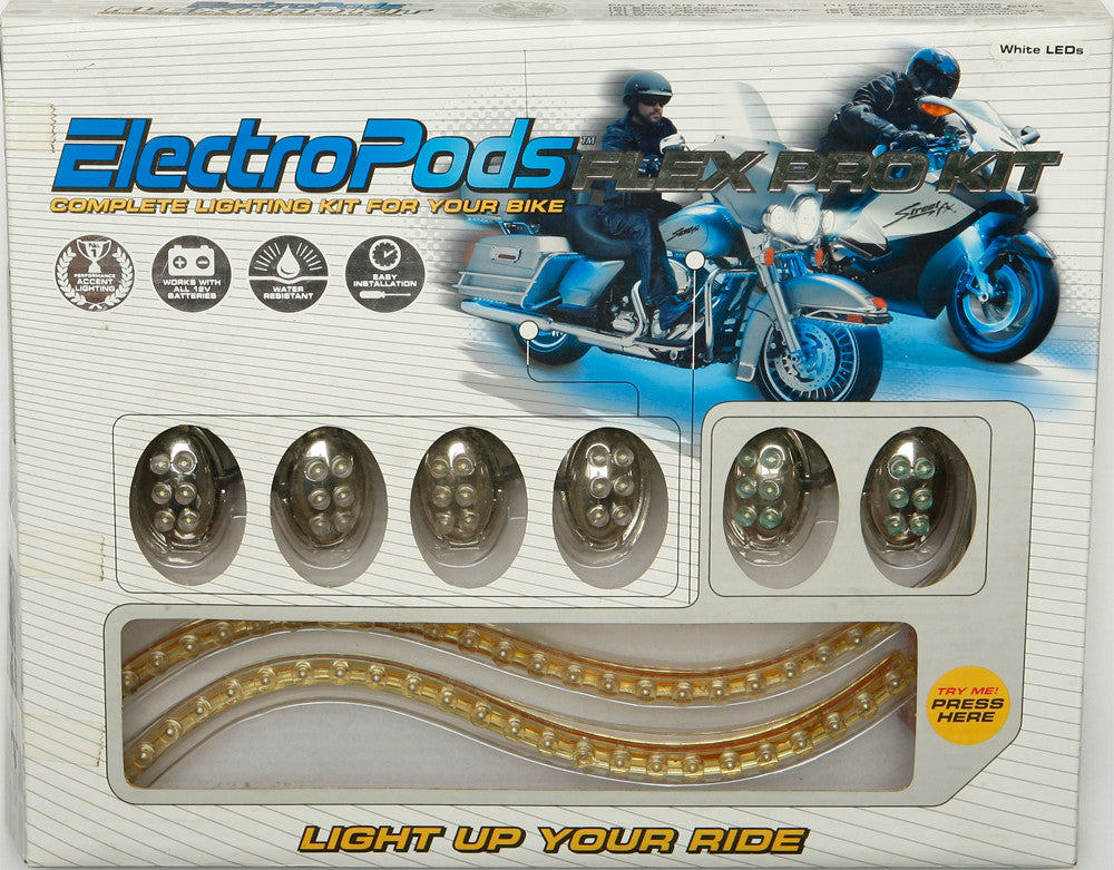 STREETFX Pro Kit Chrome W/White Led 1044656