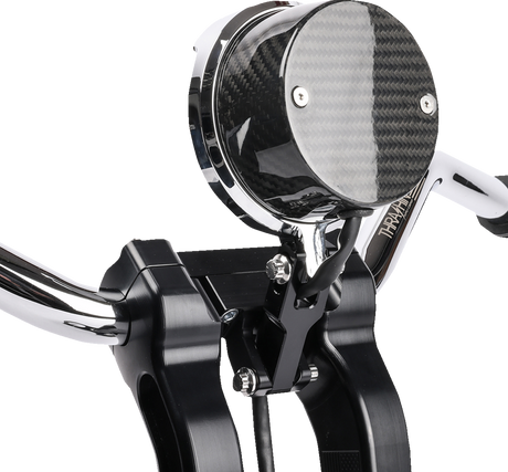 THRASHIN SUPPLY CO. Gauge Relocation Kit - Chrome TSC-2710-3