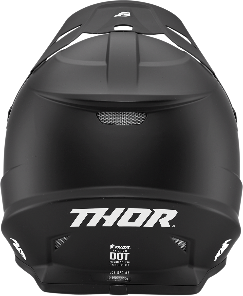 THOR Sector Helmet - Blackout - XL 0110-5572