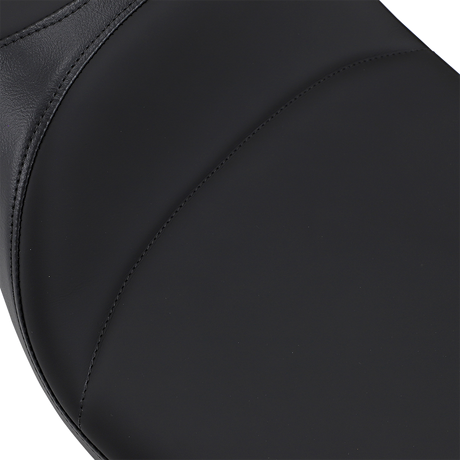 DRAG SPECIALTIES Extended Reach Predator Seat - Mild Stitched - Driver's Backrest - FL '08-'22 0801-1005