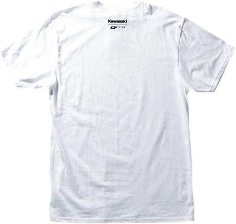 D'COR VISUALS Kawasaki Racing T-Shirt - White - Medium 80-120-2