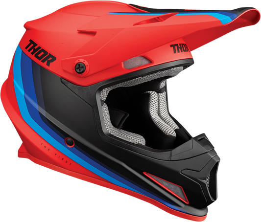 THOR Sector Helmet - Runner - MIPS - Red/Blue - Large 0110-7299