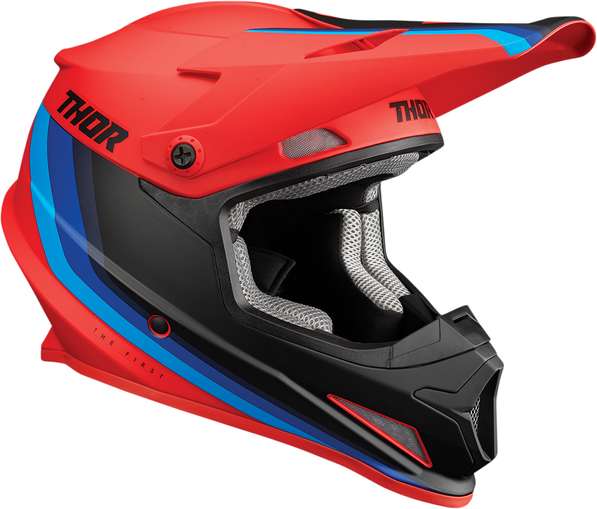 THOR Sector Helmet - Runner - MIPS - Red/Blue - XL 0110-7300