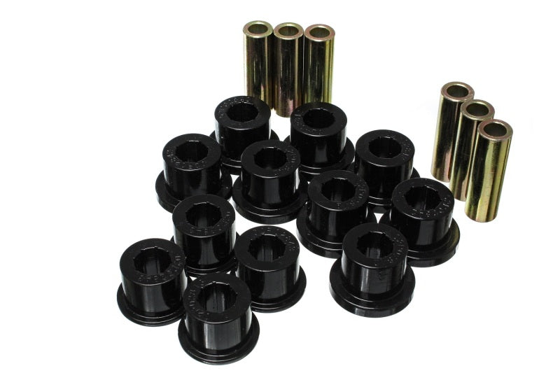 Energy Suspension Rear Leaf Spring Bushings - Black 8.2116G