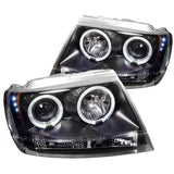 Spyder Jeep Grand Cherokee 99-04 Projector Headlights LED Halo LED Blk - PRO-YD-JGC99-HL-BK 5011145
