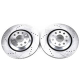 Power Stop 17-18 Audi RS3 Rear Evolution Drilled & Slotted Rotors - Pair EBR1070XPR