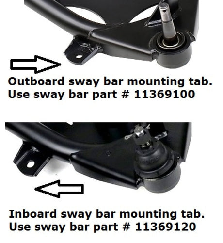 Ridetech 63-87 Chevy C10 2WD Front MuscleBar Sway Bar use with Stock Lower Arms 11369120