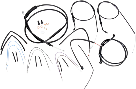 BURLY BRAND Control Kit - 14" Ape Hanger Handlebars B30-1068