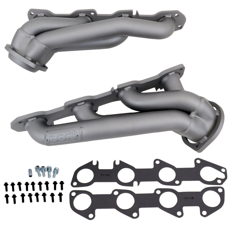 BBK 09-20 Dodge Challenger Hemi 5.7L Shorty Tuned Length Exhaust Headers - 1-3/4in Titanium Ceramic 4028