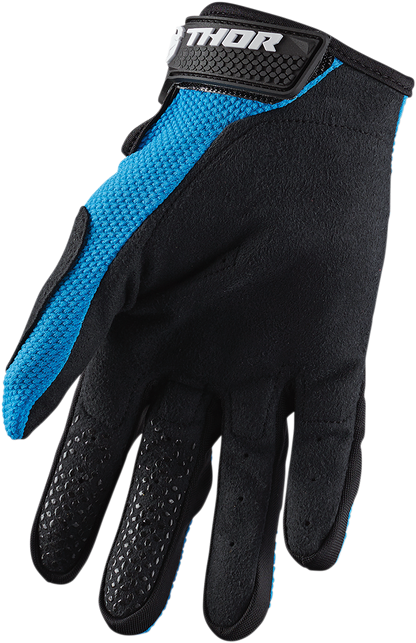 THOR Sector Gloves - Blue/Black - Medium 3330-5861