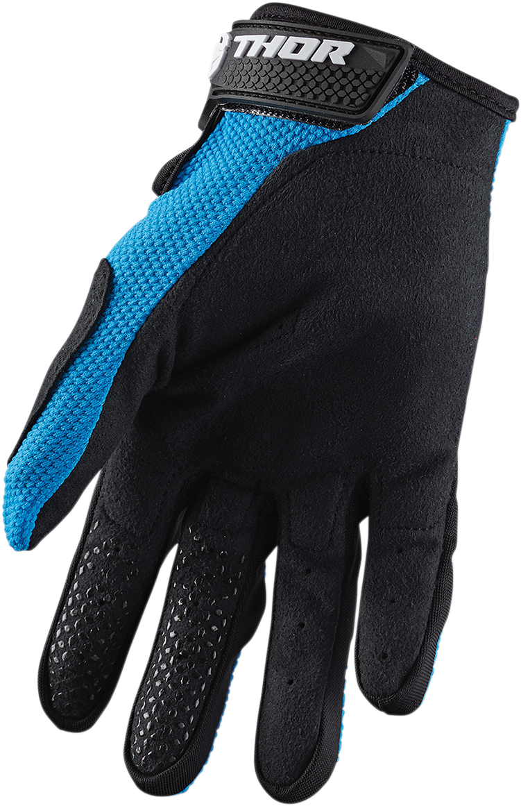 THOR Youth Sector Gloves - Blue/Black - XS 3332-1517