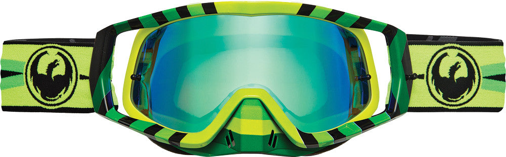 DRAGON Vendetta Goggle Mirage W/Green Ion Lens 722-1934