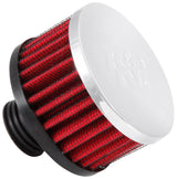 K&N .5in Flange ID x 3in OD x 3.25in H Rubber Base Crankcase Vent Filter 62-1495