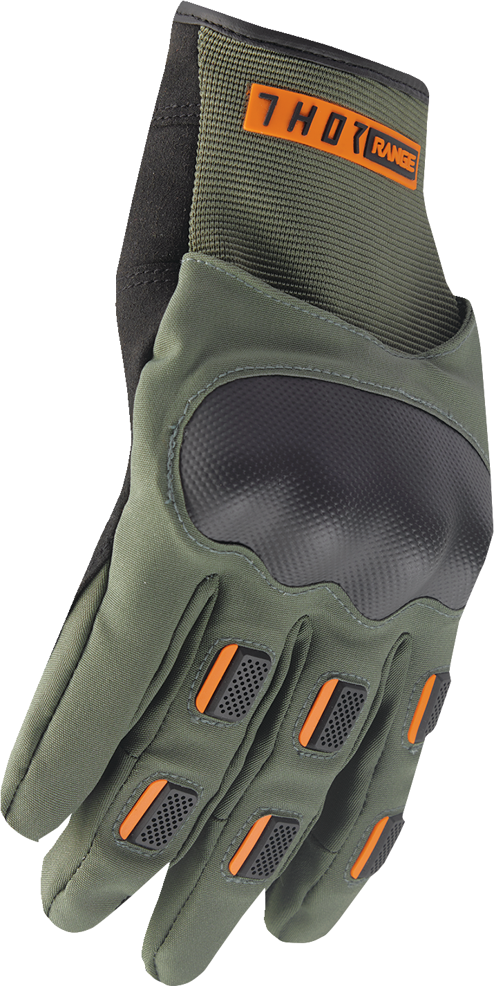 THOR Range Gloves - Army/Orange - XL 3330-7618