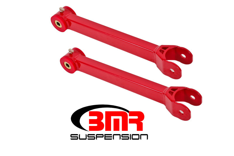 BMR 16-17 6th Gen Camaro Non-Adj. Lower Trailing Arms (Polyurethane) - Red TCA059R