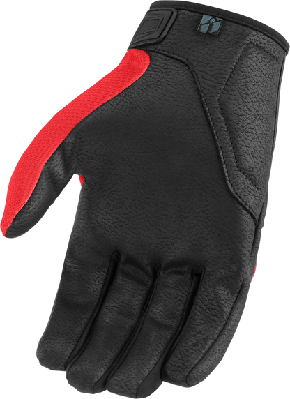 ICON Hooligan™ CE Gloves - Red - Small 3301-4384