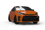 Rally Armor 20-22 Toyota GR Yaris Hatchback Black Mud Flap w/ Red Logo MF74-UR-BLK/RD