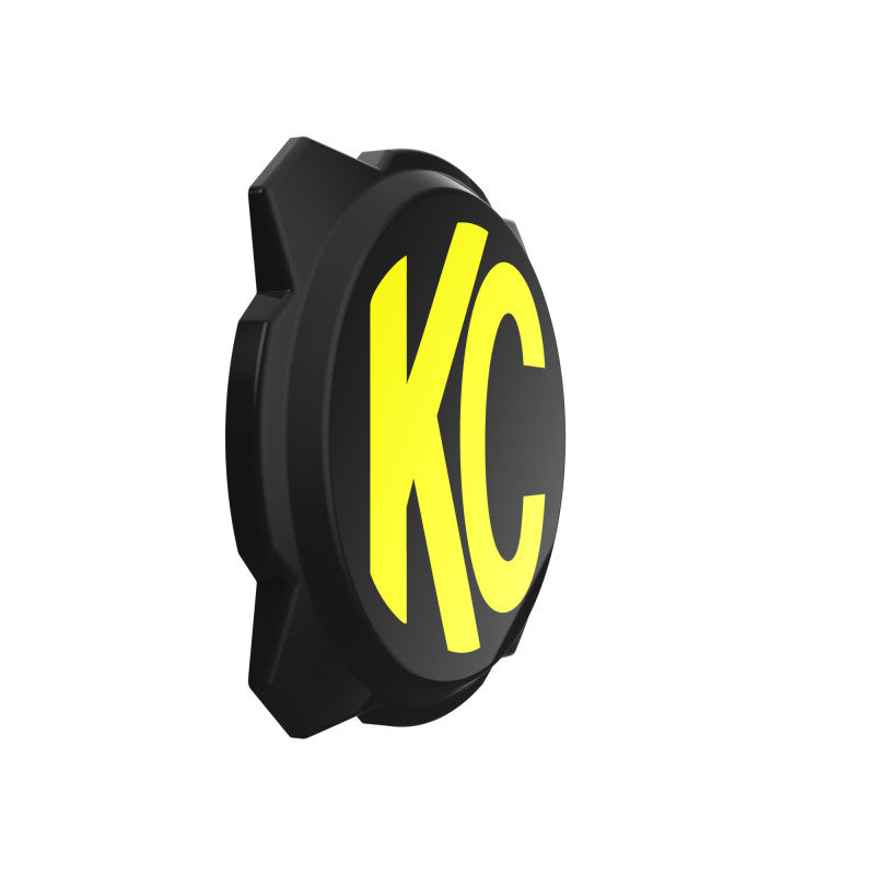 KC HiLiTES 6in. Hard Cover for Gravity Pro6 LED Lights (Single) - Black w/Yellow KC Logo 5111