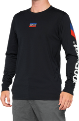 100% Aster Tech T-Shirt - Long-Sleeve - Black - Small 35029-001-10