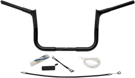 FAT BAGGERS INC. Handlebar Kit - Pointed Top - 10" - Black 909110-B