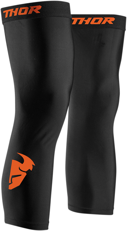 THOR Comp Knee Sleeves - Black/Red Orange - 2XL/3XL 2704-0457