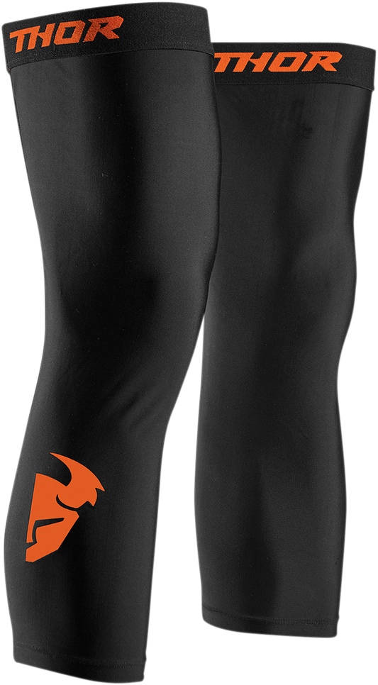 THOR Comp Knee Sleeves - Black/Red Orange - 2XL/3XL 2704-0457