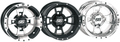 ITP SS Alloy SS112 Sport Wheel - Rear - Machined - 10x8 - 4/110 - 3+5 1028335404B